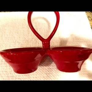 Deartis Relish Dish red made in Portugal